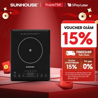  Bếp đơn hồng ngoại Sunhouse SHD6011 - Công suất 2000W - Phím bấm điện tử - 5 chế độ nấu - Bảo hành 12 tháng 