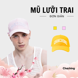   MÀU MỚI  Mũ Nón Lưỡi Trai Unisex Thêu Logo 3D ChaChing Mũ Nón Lưỡi Trai Đẹp Chất Cotton Form Cứng Cáp 