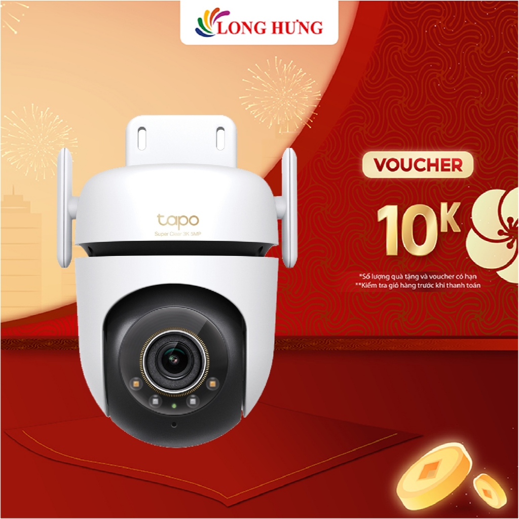 Camera ngoài trời TP-Link Tapo Outdoor Pan/Tilt Home Security Wifi 3K C530WS - Hàng chính hãng
