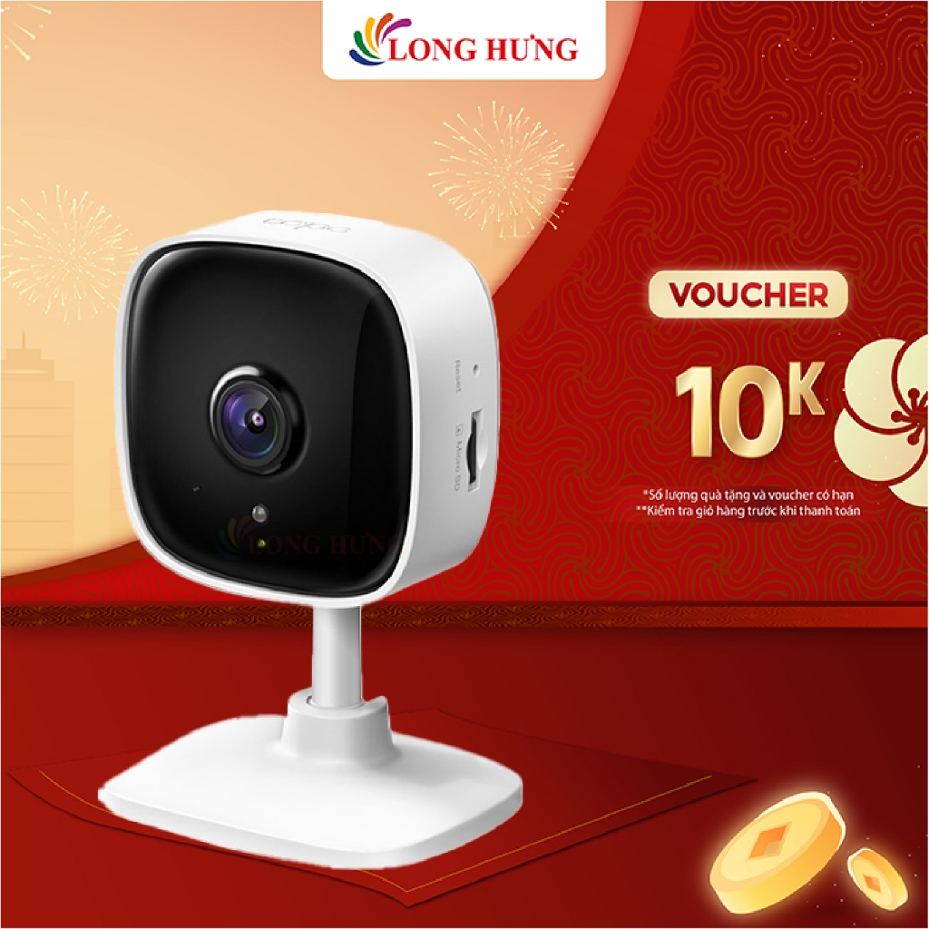 Camera trong nhà TP-Link Tapo Home Security Wifi 1080p C100 - Hàng chính hãng