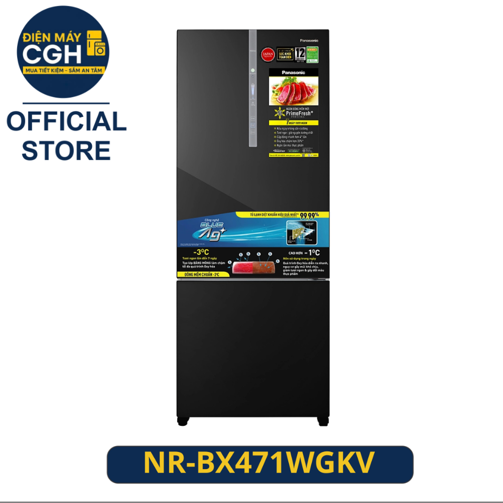 Tủ lạnh Panasonic 420L ( Gương ) NR-BX471WGKV