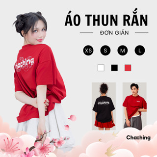  Áo Thun Nam Nữ ChaChing In Họa Tiết Rắn Áo Phông Unisex ChaChing Form Boxy Thun Cotton 250g 
