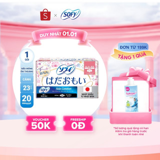  Băng vệ sinh Sofy Skin Comfort siêu êm thoáng mỏng cánh 20 miếng 23cm 