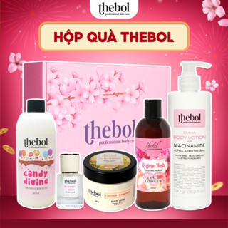   HỘP QUÀ THEBOL  COMBO HỘP QUÀ 5 SẢN PHẨM CHĂM SÓC CƠ THỂ   SỮA TẮM - TTBC - DDVS - BODY LOTION - NƯỚC HOA  