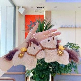 Móc Khóa Tiểu Mã Cute LINDO, Móc Khóa Treo Cặp, Balo, Quà Tặng May Mắn Cho Năm Mới