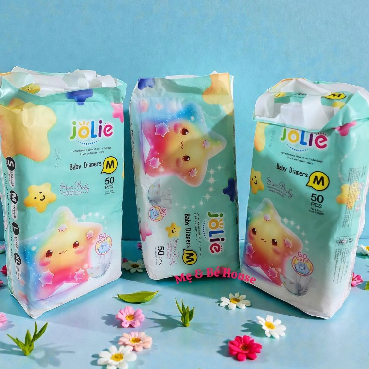 [150 miếng] - Tả Dán Trẻ Em joLie - Mềm mịn, thấm hút tốt, thoáng khí