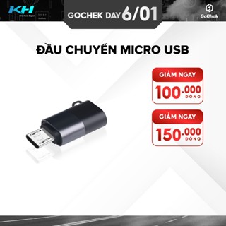  Đầu Chuyển Đổi Type C Sang Micro GoChek – Tương Thích Samsung Xiaomi Lenovo-LKDC3 