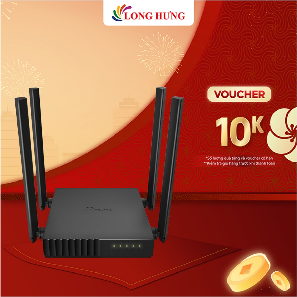 Thiết bị định tuyến mạng không dây TP-Link Router Wifi 5 AC1200 Archer C54 - Hàng chính hãng