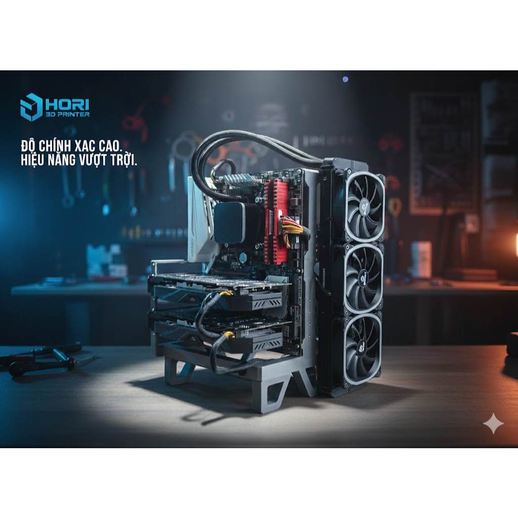 Khung vỏ máy tính hỗ trợ main MATX/ITX/ATX