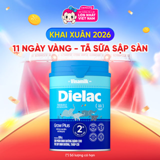  Sữa bột Dielac Grow Plus 2+ 2-10 tuổi 850g 