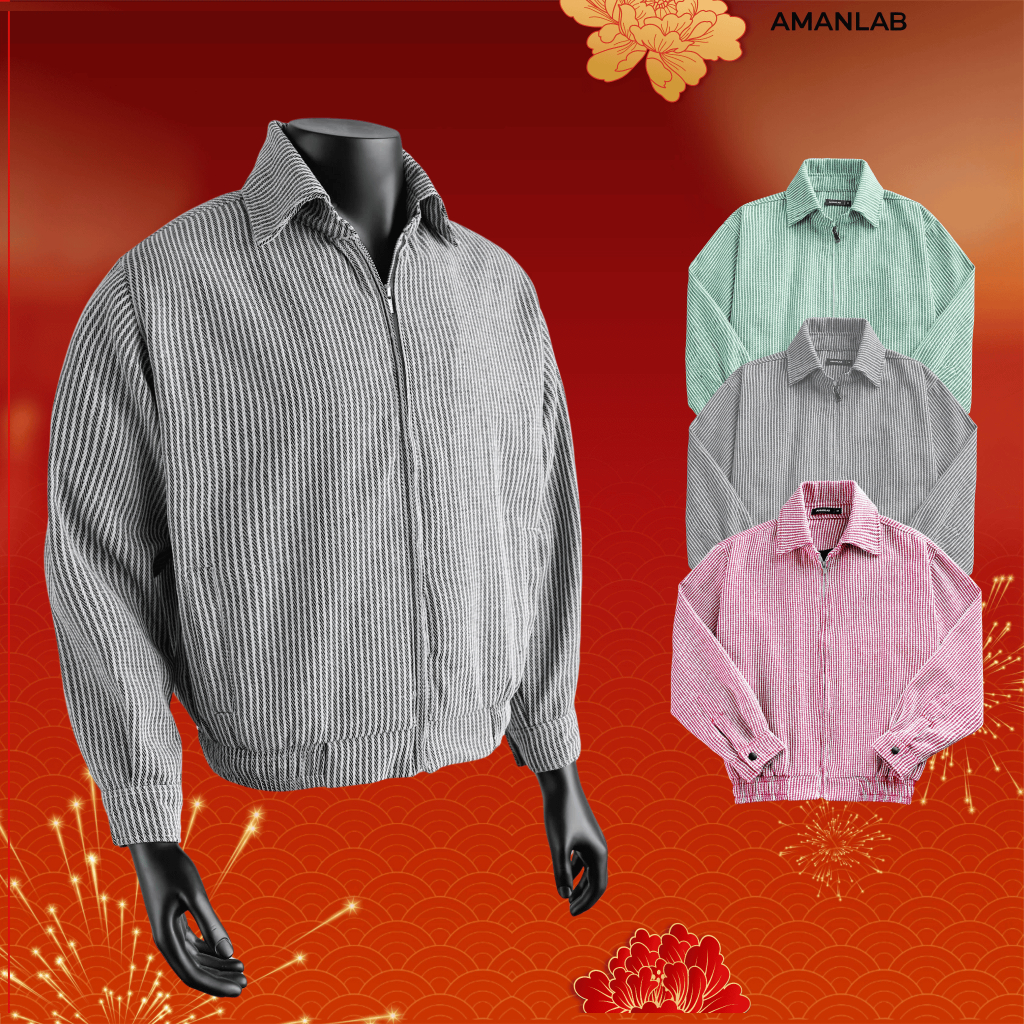 [UPDATE MÀU MỚI] Áo khoác nam, nữ chất vải denim cao cấp, dày dặn dáng boxy, Zestline Jacket AMANLAB