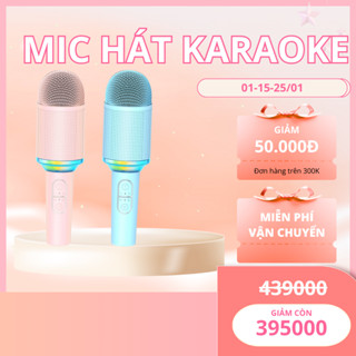  Micro Karaoke Bluetooth Cầm Tay MooLah WS900 Bluetooth 5.0 Nâng Giọng Cực Chất Kiêm Loa Bluetooth Chống Hú Pin Trâu 