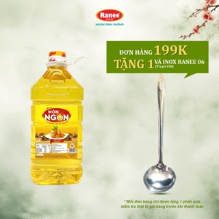  {Đơn 199k tặng vá inox } Dầu ăn Món Ngon 4.7lit  4.7 lit  chai  - 2 chai Bếp Vàng 2 lít  2 lit  chai  