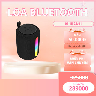 Loa Bluetooth F7 Đèn LED RGB Dolby Atmos Bass Mạnh 5000mAh 24H Kết Nối Bluetooth 5.4 Hỗ Trợ TF USB AUX Nghe Nhạc Hay