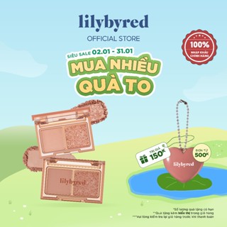   NEW YEAR 1.1  Bảng Phấn Mắt 2 Màu LILYBYRED Little Bitty Moment Eyeshadow 1.7g 