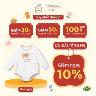  Set body chip dài tay kèm quần La Pomme thế giới vui nhộn - Sợi Bamboo Cotton mềm mại hỗ trợ kháng khuẩn – Bé trai gái 