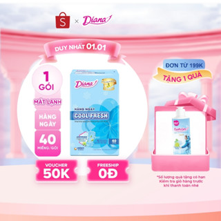  Băng vệ sinh Diana hàng ngày Sensi Cool Fresh 40 miếng gói 