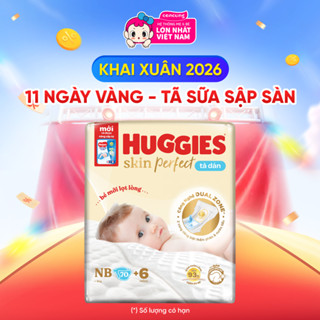  Tã dán lọt lòng Huggies Skin Perfect  Newborn dưới 5kg 70 miếng  Giao bao bì ngẫu nhiên - concung 