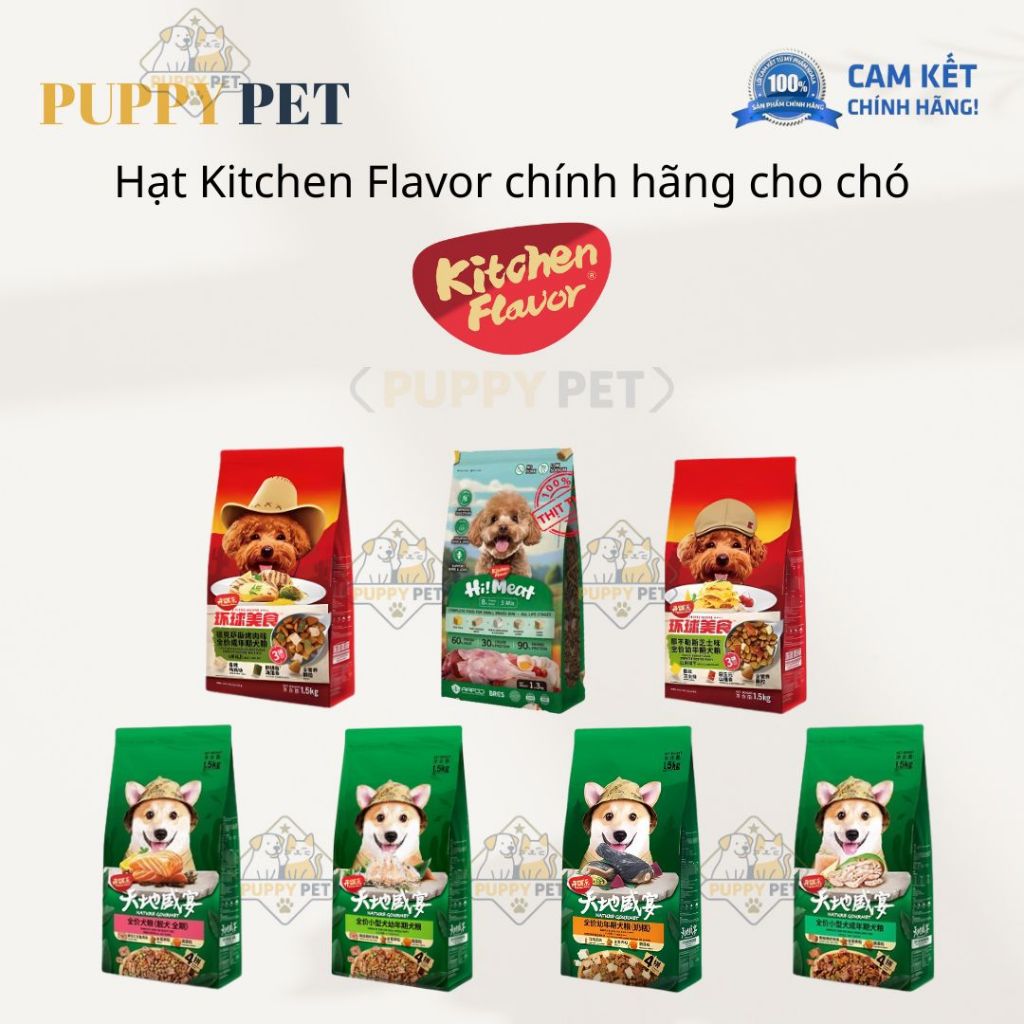 Thức ăn chó Kitchen Flavor gói 1.5kg