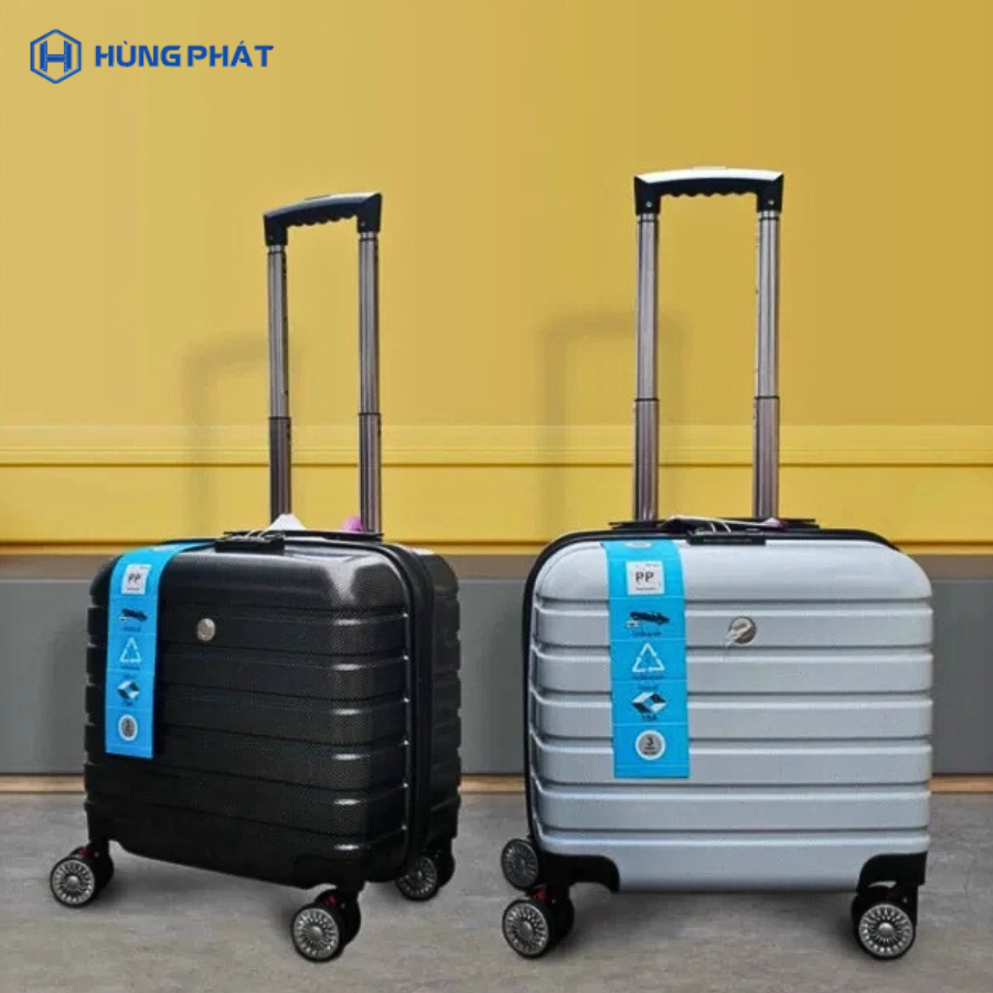 [HÙNG PHÁT] vali Nhựa ABS Phủ PC 849 Hùng Phát Size 16 Thiết Kế Đơn Giản, Nhỏ Gọn