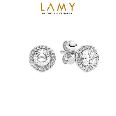 Khuyên tai nữ LAMY Timeless Round Shaped Earrings 3029 - Khuyên tai bạc cao cấp S925 ALE
