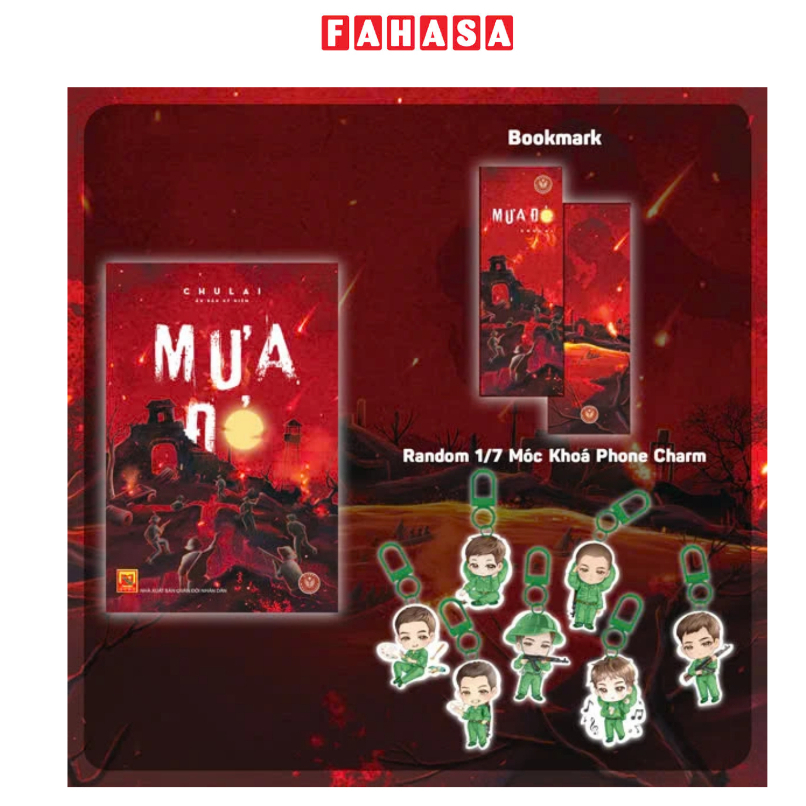 Sách Mưa Đỏ - Bản Thường , Ấn Bản Đặc Biệt Bìa Cứng Kèm Hộp (Bộ/Lẻ 2 Cuốn)