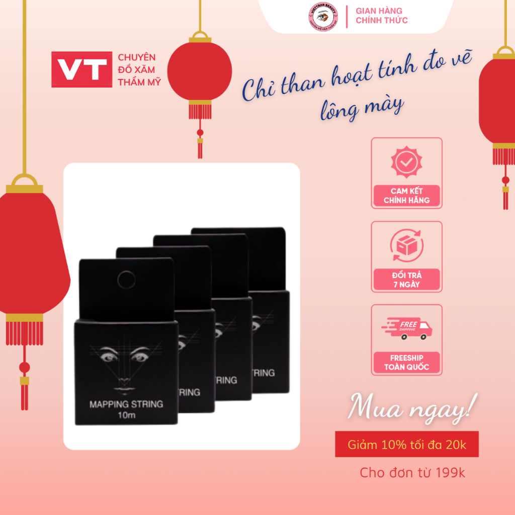 CHỈ THAN HOẠT TÍNH ĐO VẼ LÔNG MÀY