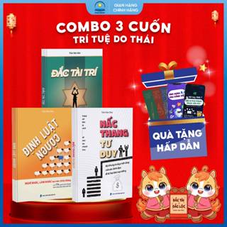  Sách - Combo 3 Cuốn – Định Luật Ngược Nấc Thang Tư Duy Đắc Tài Trí 