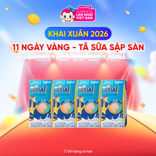  Sữa dinh dưỡng pha sẵn Nuvi Grow 110ml  Lốc 4 hộp   2+  