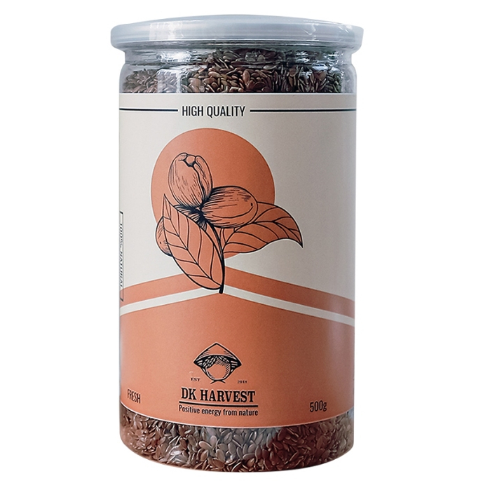 Hạt Lanh DK Harvest 500g - Hàng Nhập Khẩu Chính Ngạch | Dưỡng Da, Khỏe Tóc, Giàu Dinh Dưỡng