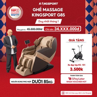  CHỈ GIAO MIỀN BẮC | Ghế massage toàn thân Kingsport G85 con lăn di động 3D con lăn bắp chân chuyên biệt 