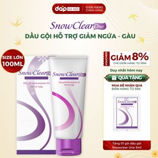   SIZE LỚN  Dầu gội sạch gàu Snowclear One hỗ trợ giảm gàu nấm ngứa da đầu tuýp 100ml 