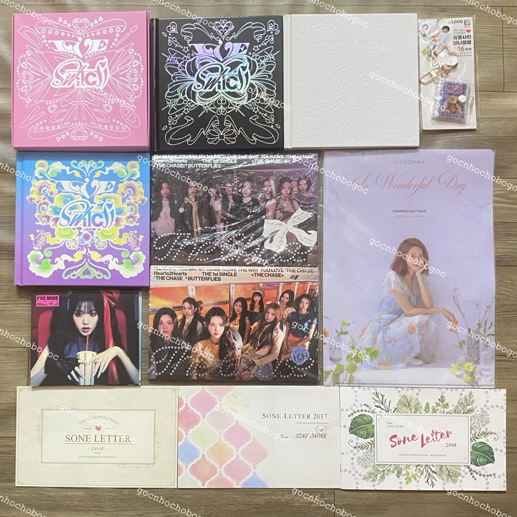 Album rỗng không photocard IVE AESPA SNSD HEARTS2HEARTS