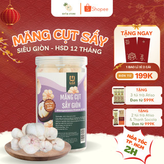  Măng cụt sấy giòn nguyên vị chua ngọt tự nhiên KHOM.STORE Trái cây sấy ăn vặt healthy HSD 12 tháng 