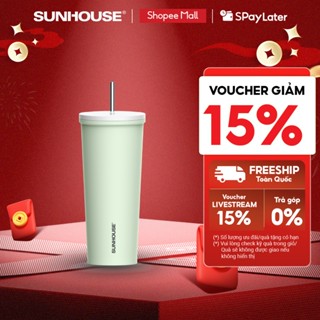  Bình ly giữ nhiệt Lightly 650ml Sunhouse KS-TU650LG - Inox 304 - Giữ nhiệt 6-12h 