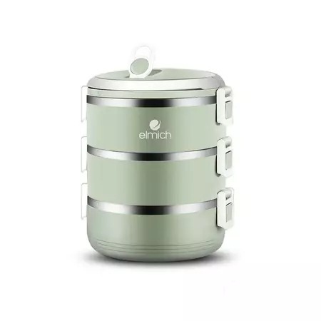 Bộ hộp cơm ba tầng Elmich ELM-0836 CHÍNH HÃNG