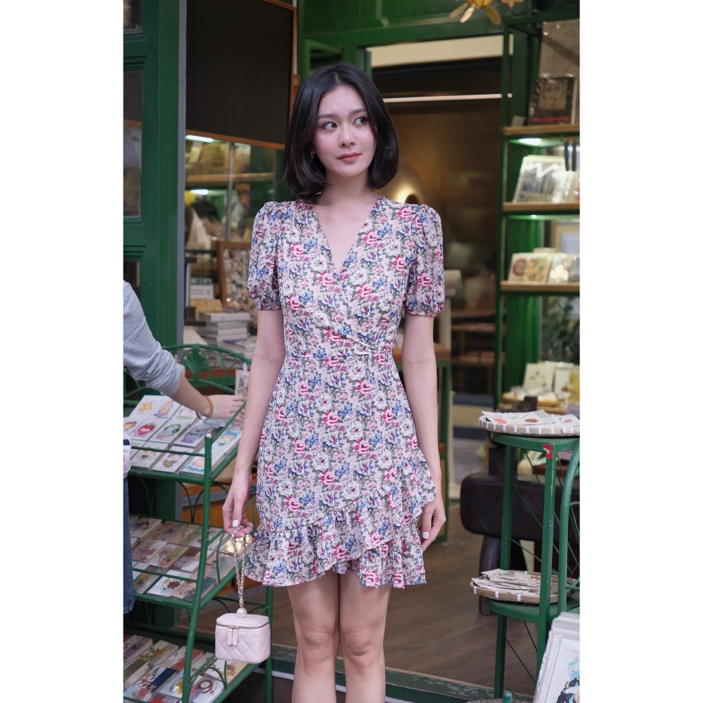 Maya dress hoa siêu xinh phiên bản mới nhất Jasmine