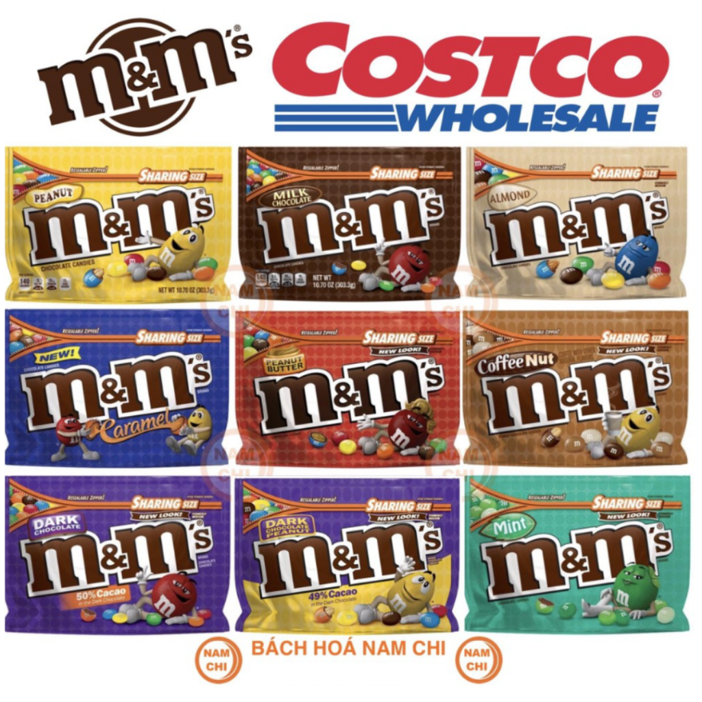 [DATE MỚI NHẤT] Kẹo Socola M&M Sharing Size Hàng Chuẩn Mỹ