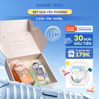    Set Yêu Thương   Combo 2 Sữa Tắm Nữ Hương Nước Hoa Svanor Gel Tắm Dưỡng Da Thơm Lâu Lưu Hương 6 - 8 Tiếng 