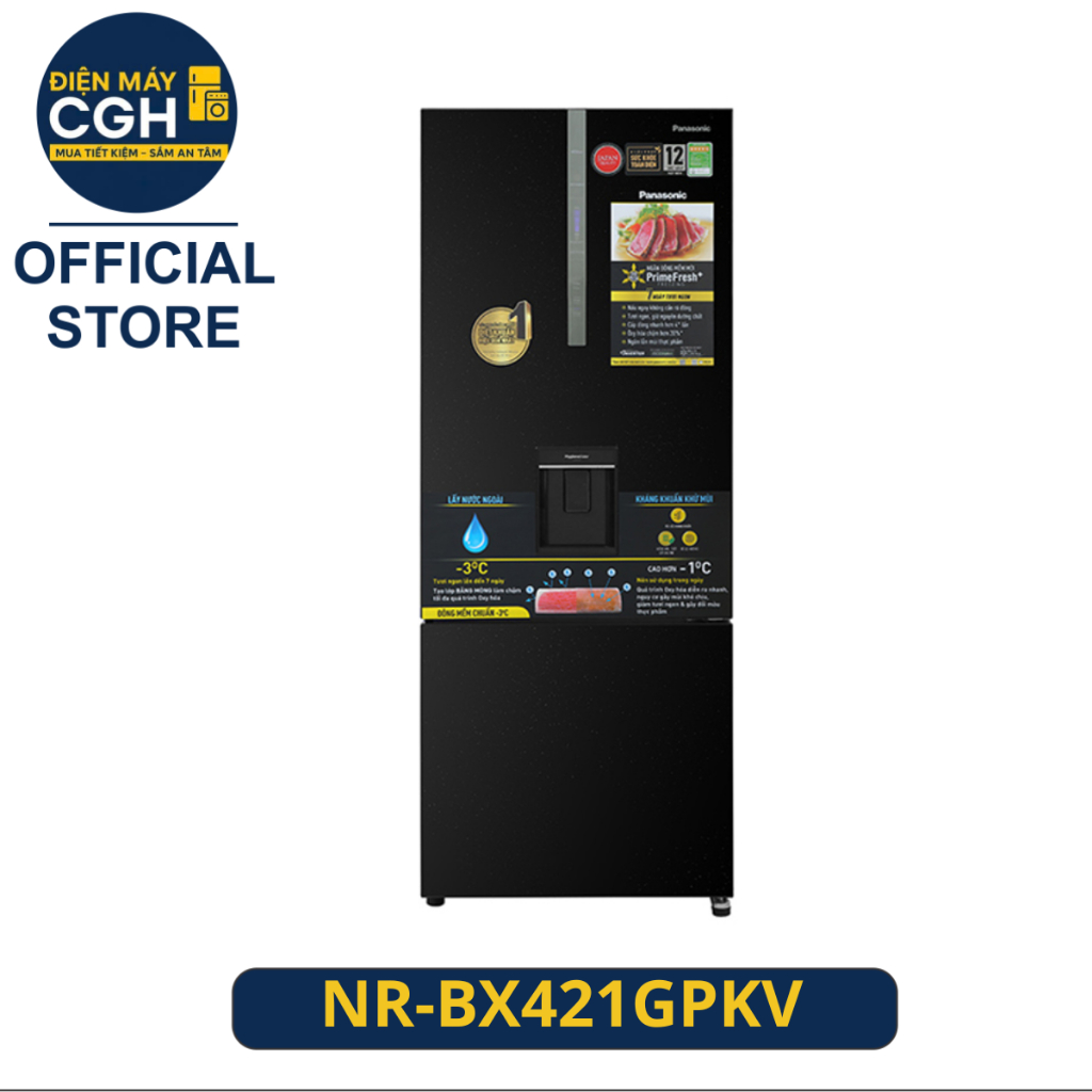 Tủ lạnh Panasonic 377L ( lấy nước ngoài ) NR-BX421GPKV