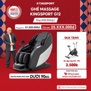  Ghế massage KINGSPORT G12 công nghệ mới Kingtech Touch Pro 25 bài massage tự động 