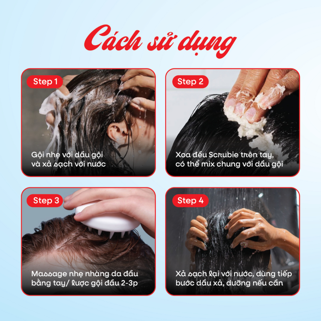 Ttbc da đầu giấm táo Scrubie 180m dành cho da đầu dầu nhanh bết; hỗ trợ sạch tóc, giảm ngứa gàu | BigBuy360 - bigbuy360.vn
