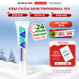  Kem chấm mụn Trioderma giảm sưng viêm ngừa thâm mụn tuýp 15g 