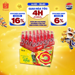   HỎA TỐC  Combo 1 Thùng 24 Chai Sting Dâu và 1 Thùng 24 Chai Tea+  330ml và 450ml chai  