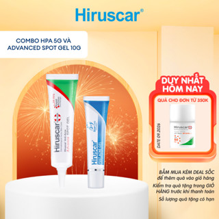  Bộ Gel giảm mụn nhanh 24h và Gel làm mờ sẹo mụn thâm mụn Hiruscar Post Acne 5g 