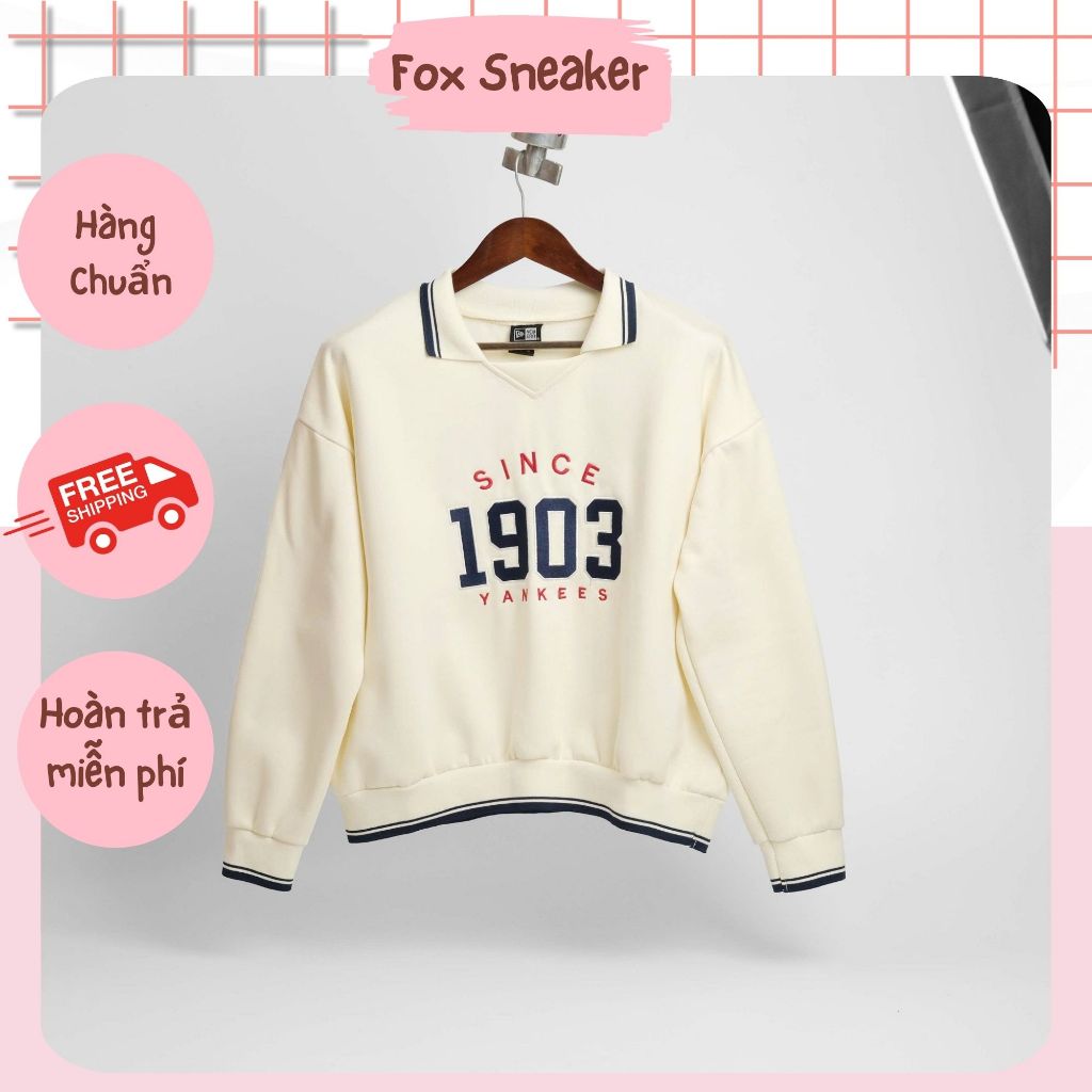 Sweater New Era 1903 Kem Hàng Chính Hãng | Fox Sneaker