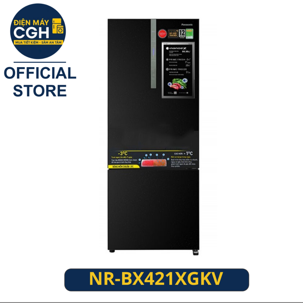 Tủ lạnh Panasonic 380L ( Gương ) NR-BX421XGKV