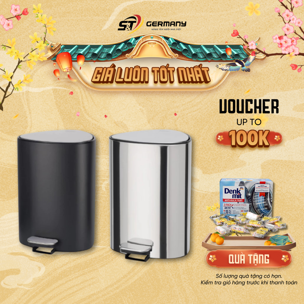 HCM Thùng rác có bàn đạp Joseph Joseph 70596 EasyStore Luxe 5L  GermanySnT