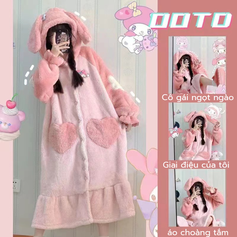 Sẵn sàng để gửi 💓  Dễ thương Mymelody Dress Mymelody màu hồng dễ thương Cosplay Dress Mascot Dress P