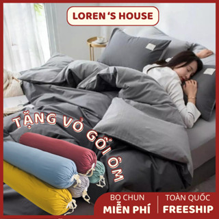 Bộ Vỏ Chăn Ga Gối Cotton Tici L'OREN HOUSE - Set 4 Món Vỏ Chăn Vỏ Gối Ga Giường Đủ Mọi Size Đệm - Không Kèm Ruột. 